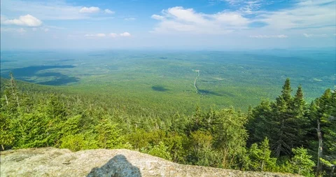 Beautiful mountain forest time lapse Stock Footage 114873039