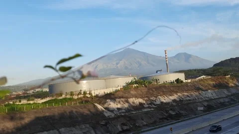 A beautiful mountain in Indonesia Stock Footage 207783653