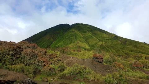 Beautiful mountain on the island of Java Fotos de archivo