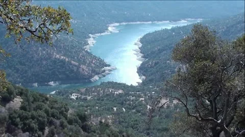 Beautiful Mountain Lake Stock-Footage 12365830