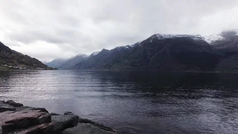 Beautiful mountain lake Stock Footage 130724656