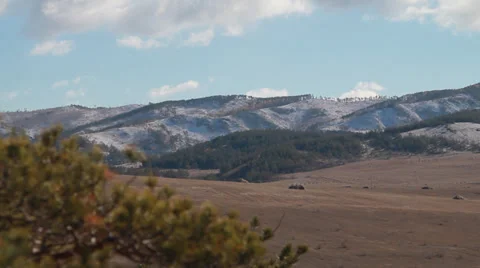 Beautiful mountain landscape Stock Footage 32350121