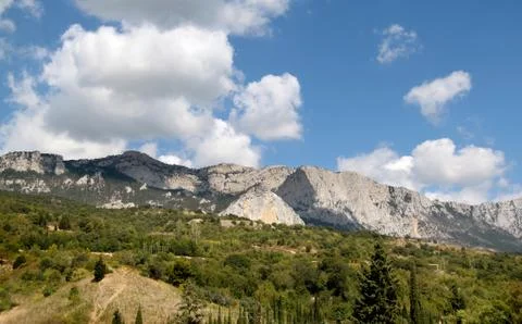 Beautiful mountain landscape Stock Photos