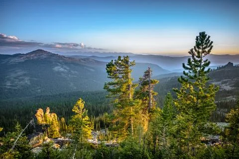 Beautiful mountain landscape Stock Photos
