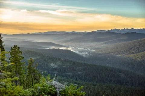 Beautiful mountain landscape Stock Photos