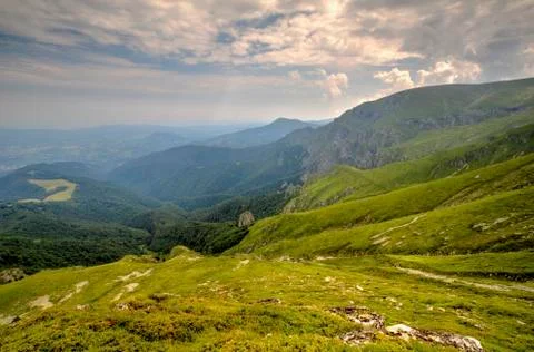 Beautiful mountain landscape Stock Photos