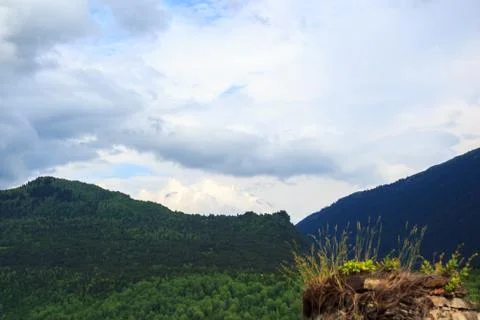 Beautiful mountain landscape Stock Photos