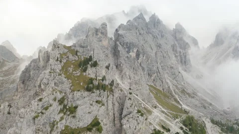 Beautiful mountain landscape seen from drone 4k Stock Footage 143370337