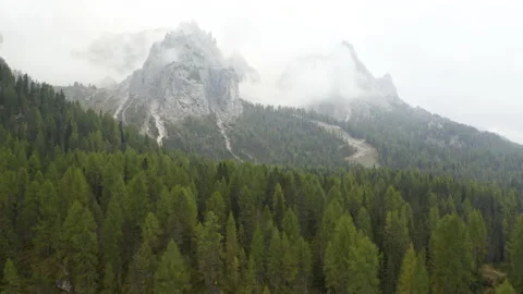 Beautiful mountain landscape seen from drone 4k Stock Footage 143370751