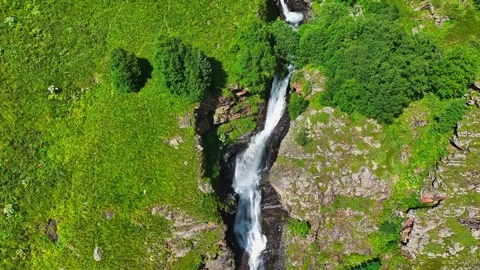 Beautiful mountain landscape in summer Stock Footage 259615403