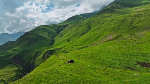 Beautiful mountain landscape in summer Video stock 259642935