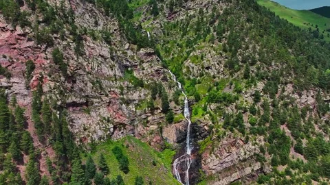 Beautiful mountain landscape in summer Video stock 259642947