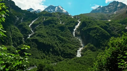 Beautiful mountain landscape in summer Stock Footage 259643010