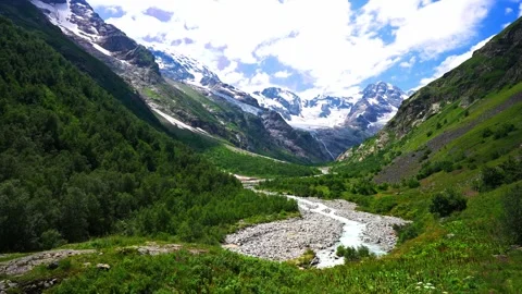 Beautiful mountain landscape in summer Stock Footage 259643265