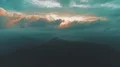The beautiful mountain landscape on a sunset background 4k or 4k+ Resolution