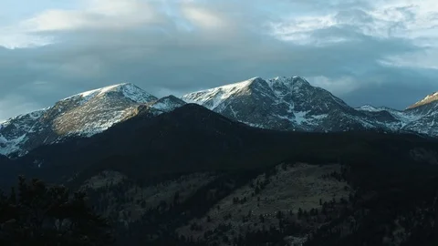 Beautiful Mountain Panoramic View Scenery Stock Footage 119832708