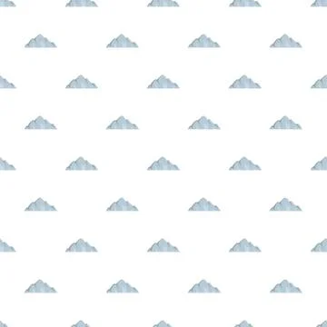 Beautiful mountain pattern seamless Stock Illustration