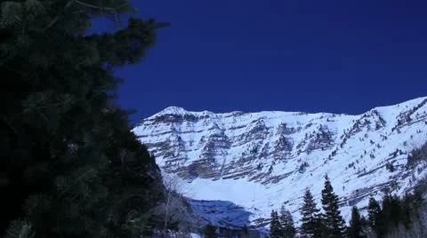 Beautiful Mountain Range Stock Footage 10818135