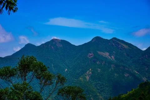 Beautiful mountain range 库存照片