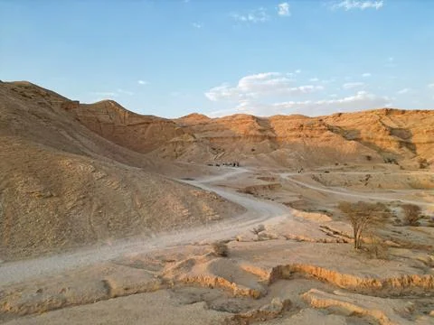 Beautiful Mountain Range in Riyadh Saudi Arabia Stock Photos
