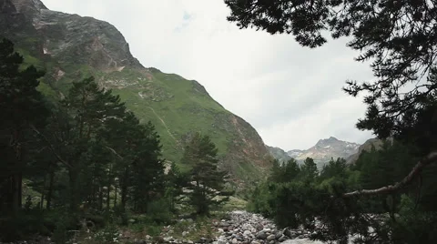 Beautiful mountain river Stock Footage 68517864