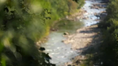 Beautiful Mountain River Video stock 68807098