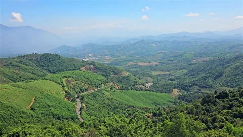 Beautiful Mountain Road Stock Footage 279915973