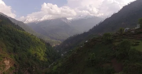 Beautiful Mountain Scenery Stock Footage 81001221