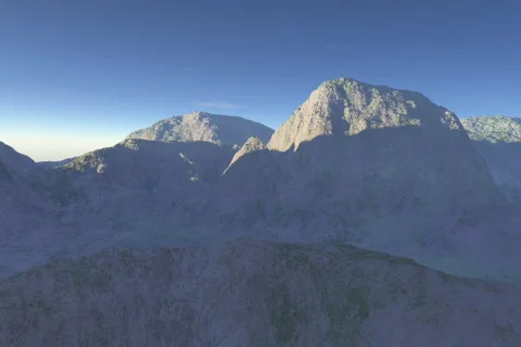 Beautiful Mountain Sunset Stock Footage 65112