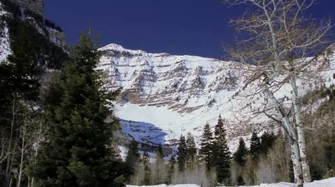 Beautiful Mountain Valley Stock Footage 10818125
