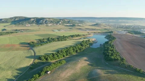 Beautiful mountain valley.  Stock Footage 233183403