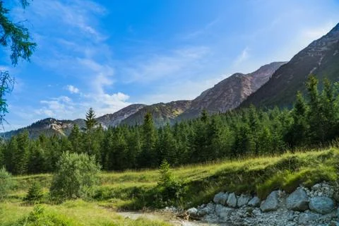 Beautiful mountain view 写真素材