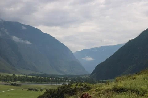 Beautiful mountain view. Stock Photos