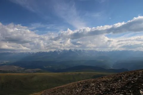Beautiful mountain view. Stock Photos