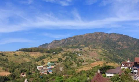 Beautiful mountain views. Foto stock