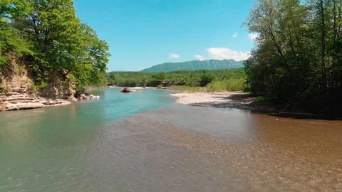 Beautiful mountain views from the top. Stock Footage 97628061