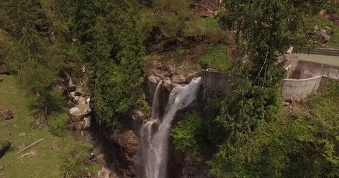 Beautiful Mountain Waterfall Stock Footage 81003133