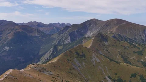 Beautiful mountains in autumn light. Video stock 144356872