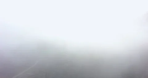 Beautiful mountains in the clouds. Aerial Stock Footage 117768220