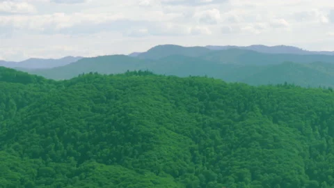 Beautiful mountains landscape and dramatic cloudy sky Stock Footage 201523640
