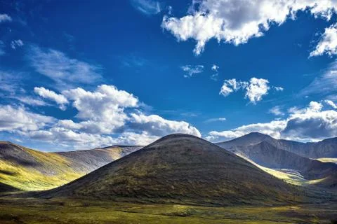 Beautiful mountains landscape Stock Photos