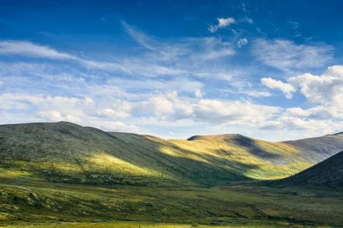 Beautiful mountains landscape Stock Photos