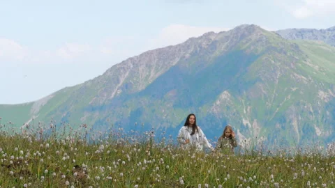 Beautiful mountains in summer Stock Footage 299670301