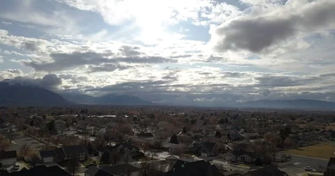 Beautiful Moving Clouds Stock Footage 123451896