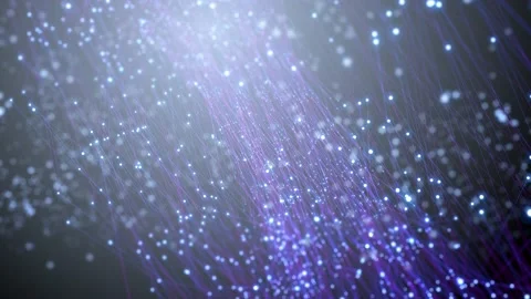 Beautiful moving Particles Animation of connected Synapses or Nerve Paths Stock Footage 136636395