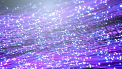 Beautiful moving Particles Animation of connected Synapses or Nerve Paths Stock Footage 136636588