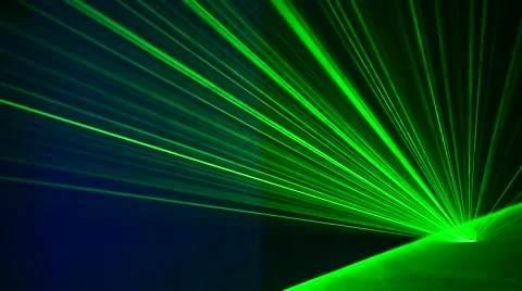 Beautiful multi colored laser show Video stock 63168317