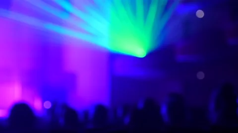 Beautiful multi colored laser show 스톡 동영상 63168327