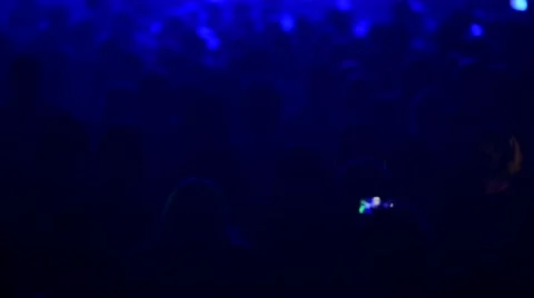 Beautiful multi colored laser show Vídeo Stock 63168390
