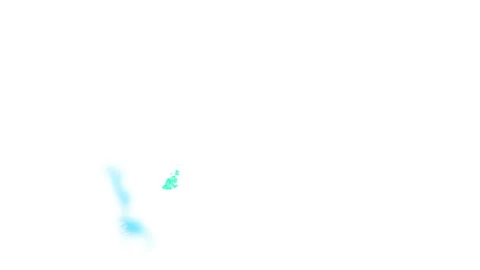 Beautiful multicolor spots appear on a white background. Pink, green, blue Stock Footage 116465542